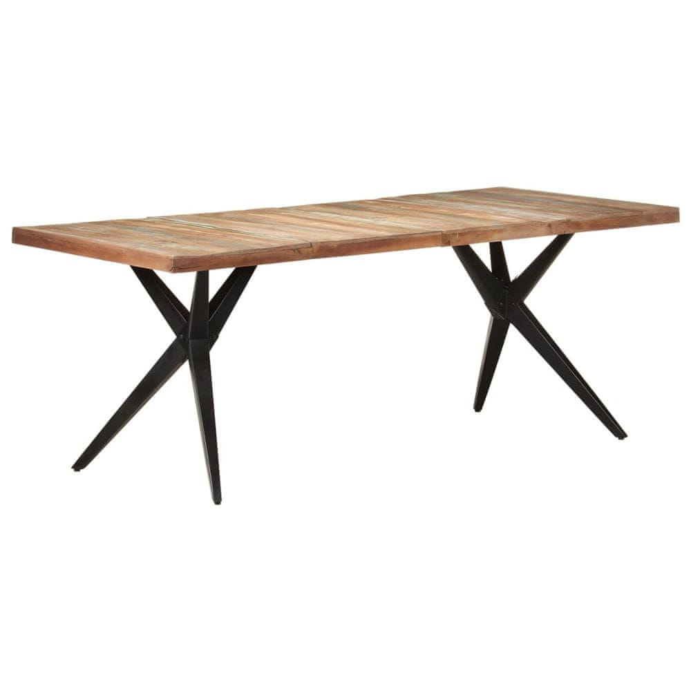 Vidaxl Jedálenský stôl 200x90x76 cm recyklovaný masív